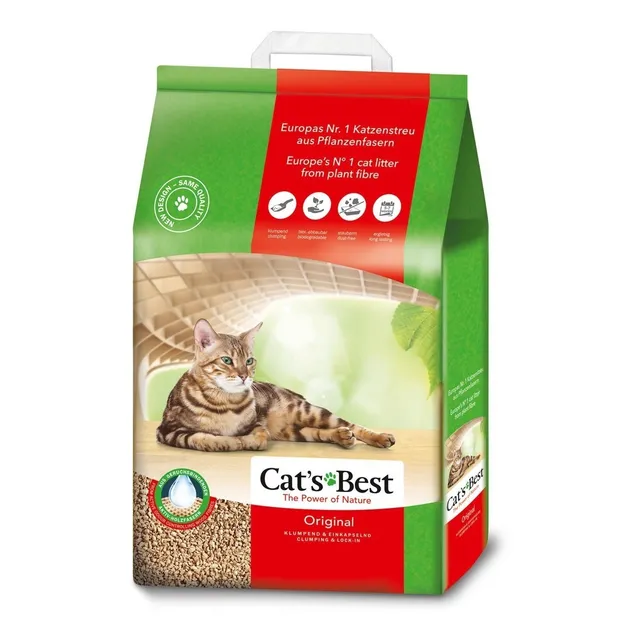 Cats Best Oko Plus Arena Para Gato 100% Compostable 4.3 Kg