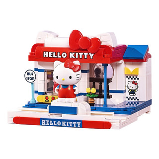 Bloques De Construcción Sanrio Modelo Hello Kitty Kuromi Con Bloques De Construcción Sanrio Modelo Hello Kitty Kuromi Con