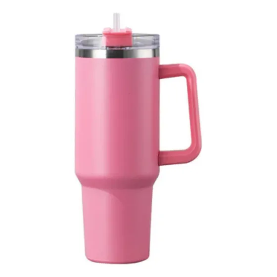 Copo Térmico Quencher 1200ml Rosa Inox Personalizado