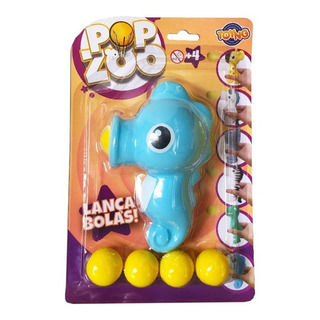 Brinquedo Pop Zoo Lança Bolas Animal Sortido Toyng 46694 Brinquedo Pop Zoo Lança Bolas Animal Sortido Toyng 46694