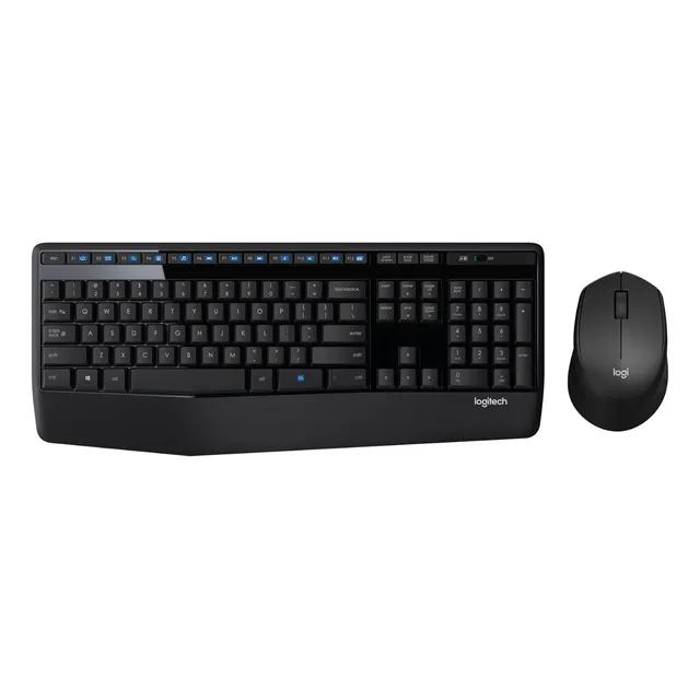 Teclado Combinado Inalámbrico Logitech Mk345 De Tamaño Compl