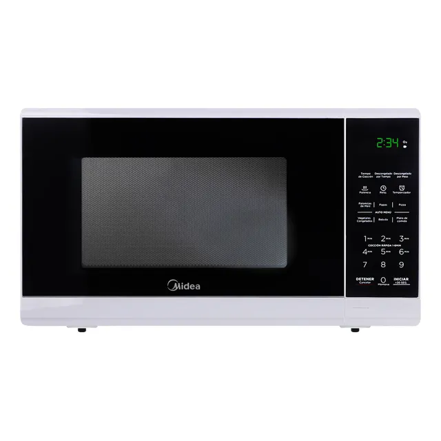 Horno De Microondas Midea Practia MMDF07S2BW 0.7Ft³ 20L 1050w Electrico 127V De Mesa Estante Plato