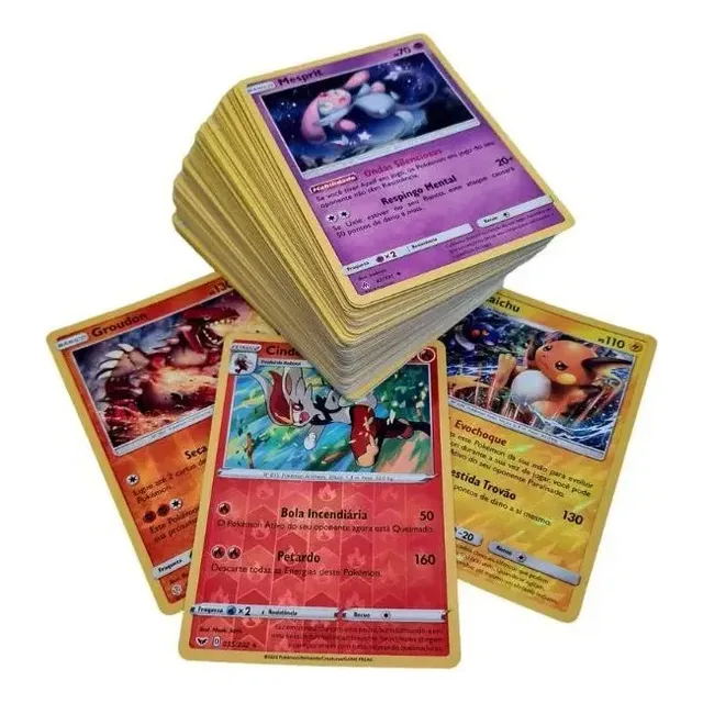 Lote 50 Cartas Pokemon Originales Sin Repetir Con Estrella
