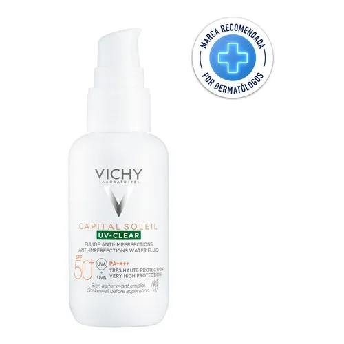 Capital Soleil Uv Clear Fps50+ 40 Ml Momento De Aplicación Día Tipo De Piel Grasa