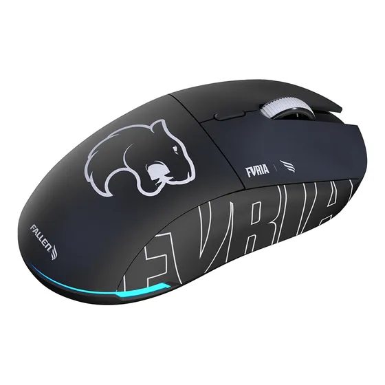 Mouse Gamer Fallen Pantera Pro Wireless Sensor Pixart 3395 Preto Furia Special Edition