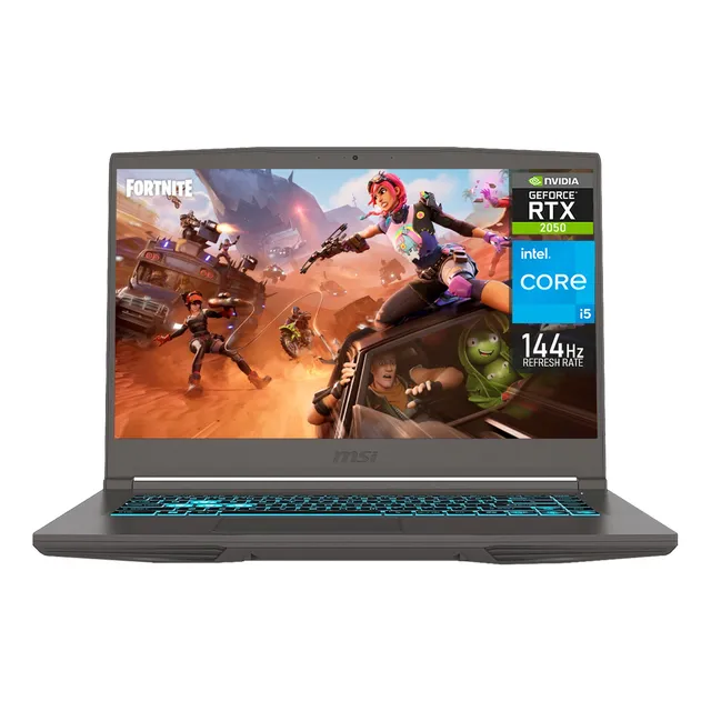 Laptop Gamer MSI Thin 15 NVIDIA GeForce RTX 2050 Intel Core I5 16GB RAM 512GB SSD 15.6" 144Hz Windows 11 Home