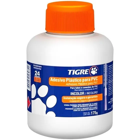 Cemento Adhesivo Para Pvc Tigre 175g Tubos, Caños - Mangusi.