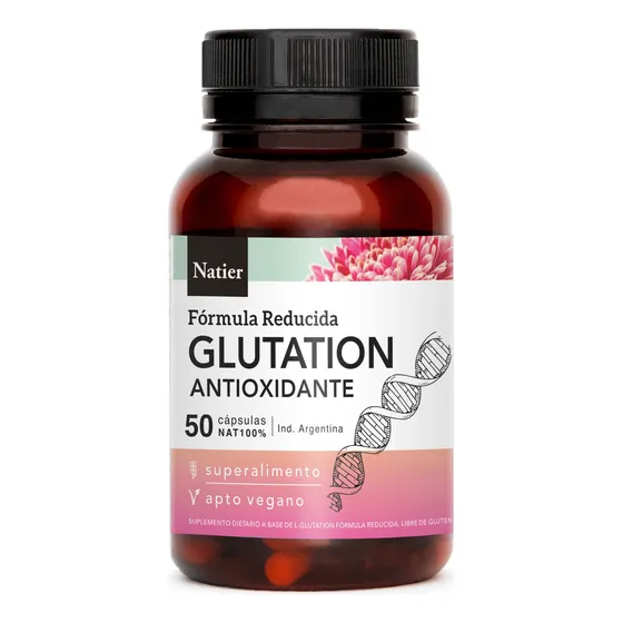 Natier Suplemento Glutation Antioxidante Natural Vegano 50c