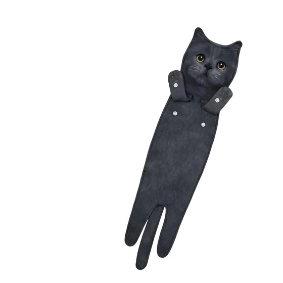 Toalha De Mão Em Forma De Gato Toalhas De Mão Macias Em Form