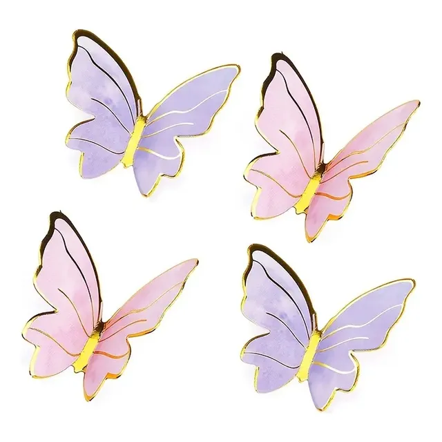 Apliques De Mariposas Para Decorar Tortas O Arreglos