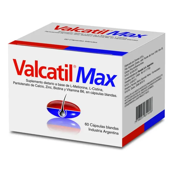 Valcatil Max Suplemento Dietario X60 Cápsulas Blandas