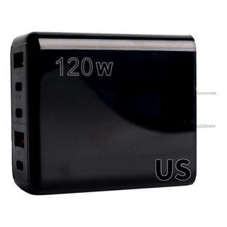 Cargador Rápido De 120 W, Adaptador De Cargador Múltiple Con Cargador Rápido De 120 W, Adaptador De Cargador Múltiple Con