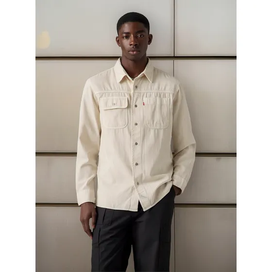 Camisa Hombre Ls Auburn Worker Beige Levis A7224-0012