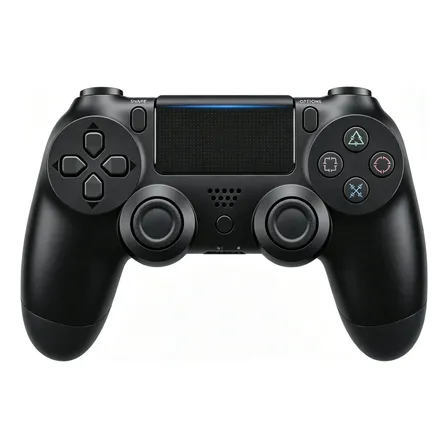 Controle Sem Fio Compatível Com Pc Gamer Ps4 Branco Preto
