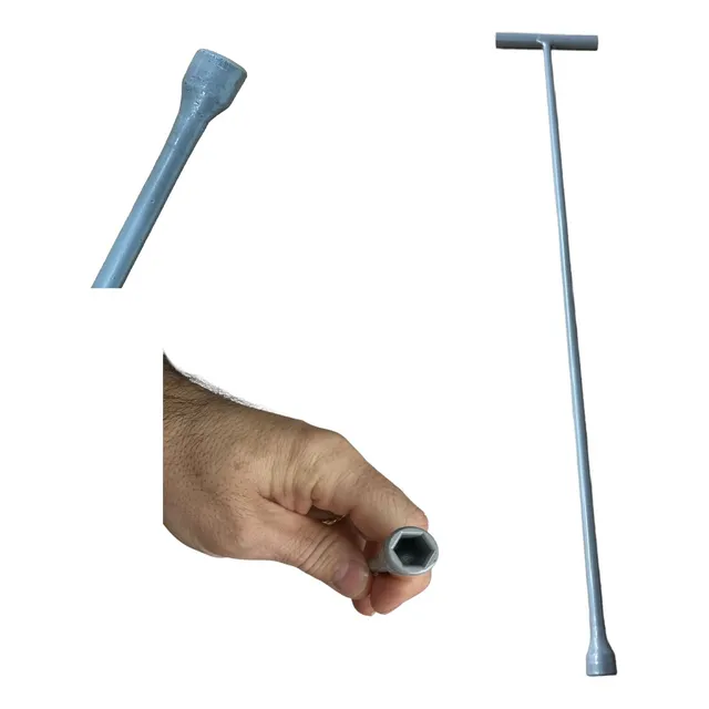 Chave Canhão T 10mm Longa 62cm Parafuso Agitador Reforçada