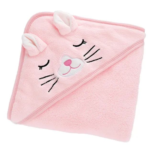 Toalla De Algodón Para Bebés Niños Con Capucha De Animales
