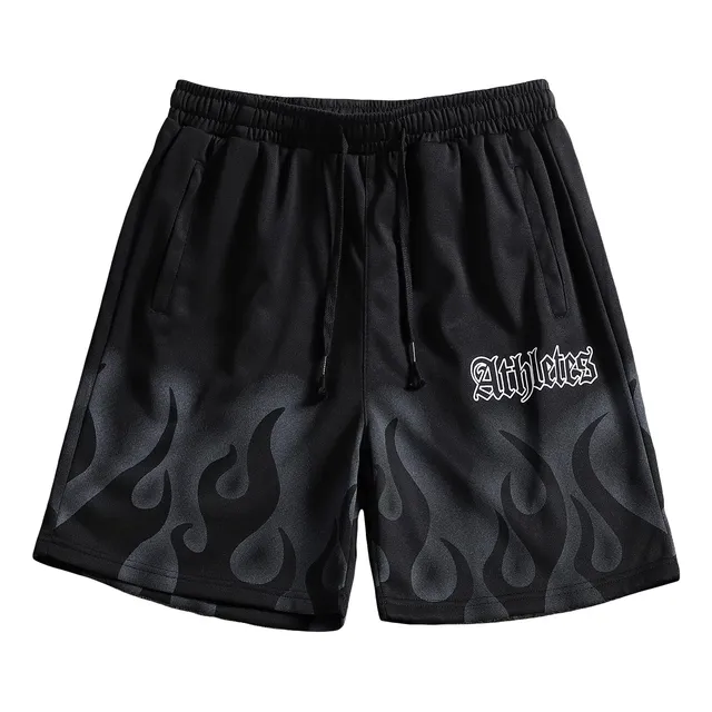 Gorglitter Pantalon Corto Estampado Grafico Para Hombre