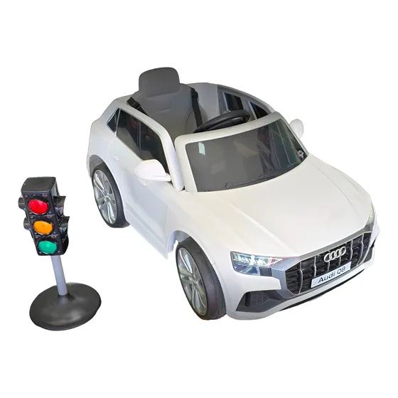 Carrinho Elétrico Infantil Audi Q8 12v Seminovo - Branco