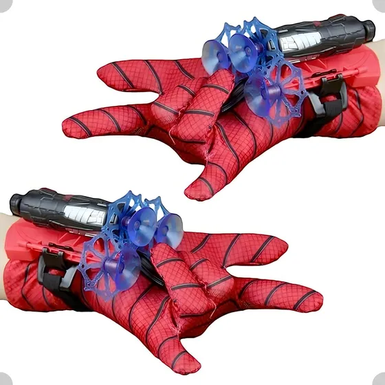 Brinquedo Lançador Teia Luva Solta Teia Homem Aranha Menino