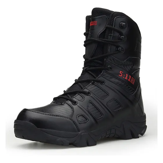 Botas De Combate Militar Táctico Ejército Senderismo Hombres