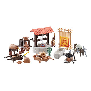 Playmobil Villa Medieval Caballero History Castillo Casa Set Playmobil Villa Medieval Caballero History Castillo Casa Set