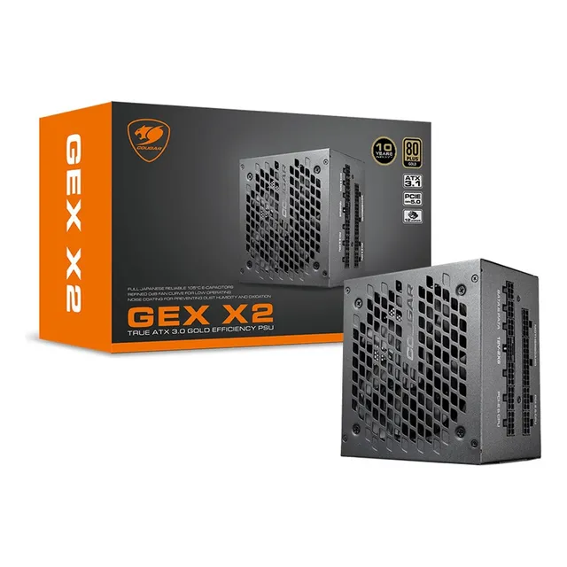 Fuente Cougar Gex X2 850w 80 Plus Gold Atx 3.0 Full Modular