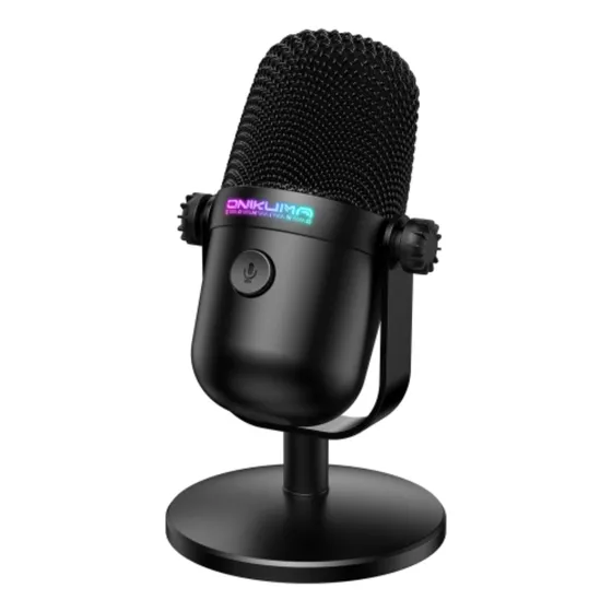 Micrófono Condensador Rgb De Escritorio Usb Onikuma M830