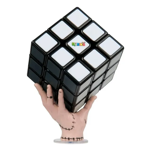 Cubo Rubiks 3x3 Wednesday Merlina Con Exhibidor - El Rey