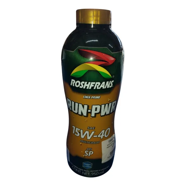 Aceite Lubricante Motor Gasolina Sae 15w40 Mineral 950ml