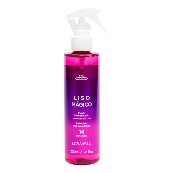 Liso Mágico Lowell Fluído Termoativado Efeito Liso + Brindes