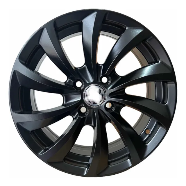 Rines 14  Vw Gol Saveiro Pointer Jetta A3 4/100 Satin Black