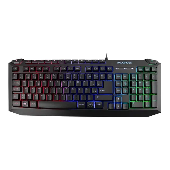 Teclado Gamer Balam Rush Balak Luz Led Layout 100% Español