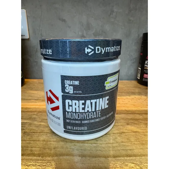 Creatina Monohidratada 147 Servicios Dymatize Creapure Sello