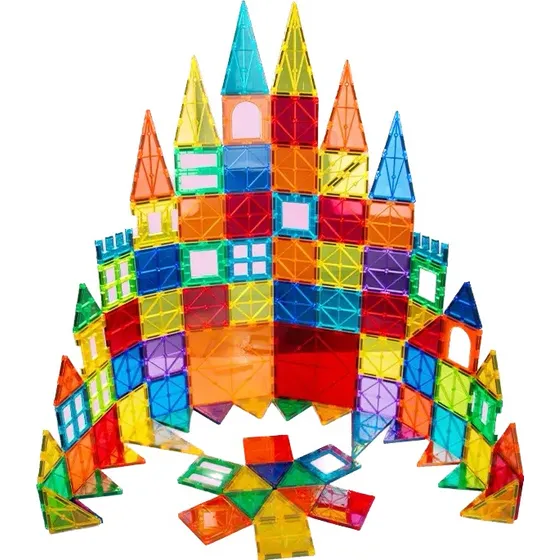 Juego Imanes Construcción Bloques Magnéticos 60 Piezas Niños