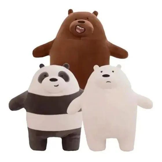 Peluche Oso Escandaloso Kawaii Panda Pardo Polar Para Regalo