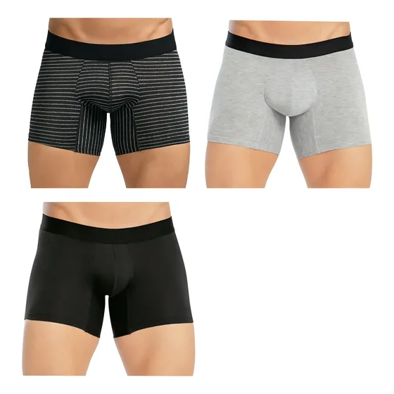 Boxer Sebastian Pack X3 M.color Para Hombre Croydon