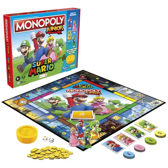 Juego De Mesa Monopoly Junior Edición Super Mario Hasbro