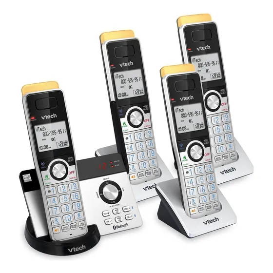 Teléfono Inalámbrico Vtech Is8121-4 De Súper Largo Alcance C