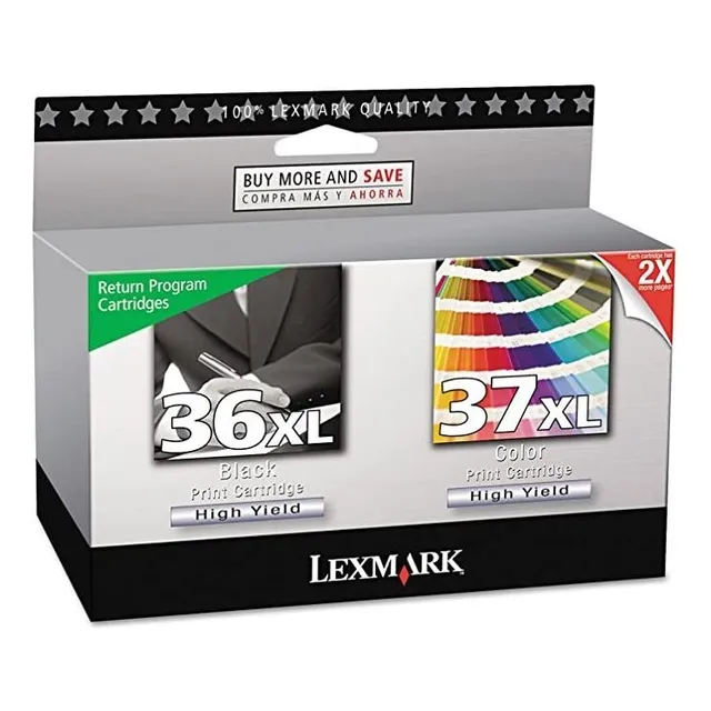 Lexmark 18c2249 (36xl, 37xl) Tinta De Alto Rendimiento, 500