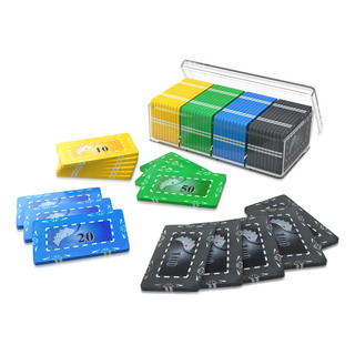 40 Pzas Fichas Poker Con Caja De Almacenamiento De Plástico 40 Pzas Fichas Poker Con Caja De Almacenamiento De Plástico