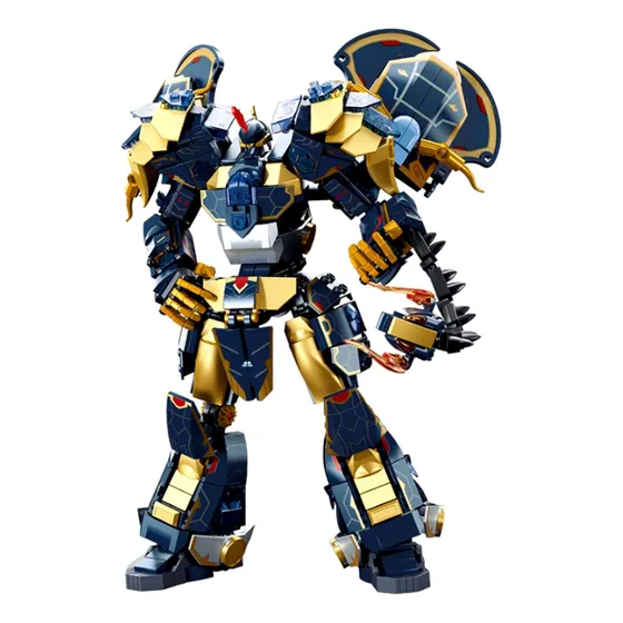 Juego De Bloques De Construcción De Robot Mecha, Juguete De 