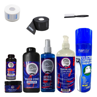 Kit De Productos De Insumos Para Barberia Profesional Kit De Productos De Insumos Para Barberia Profesional