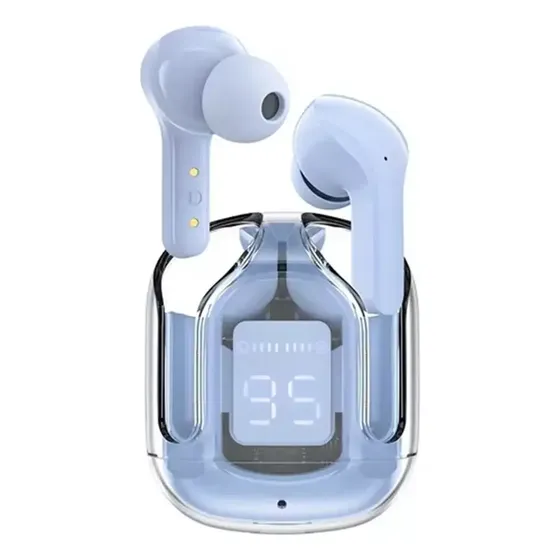 Audífonos Inalámbricos Skululu Ultrapods Bluetooth 5.3 Tws Hifi Hd Color Azul