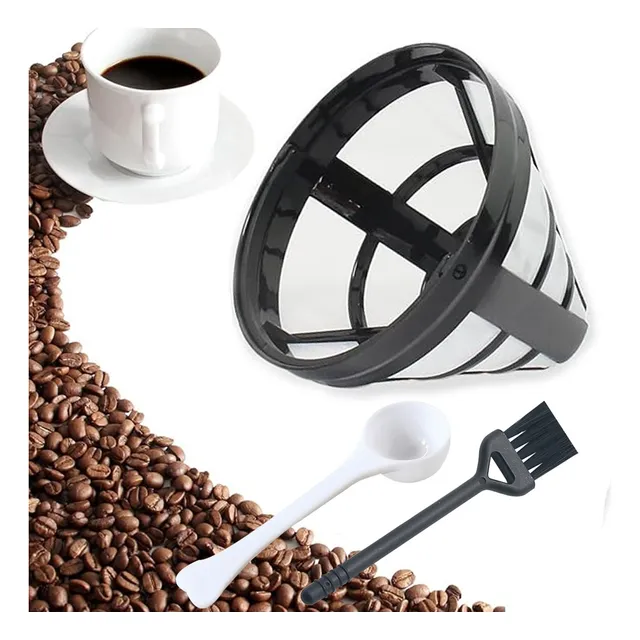 Filtro Universal Permanente Para Cafetera Estilo Canasta