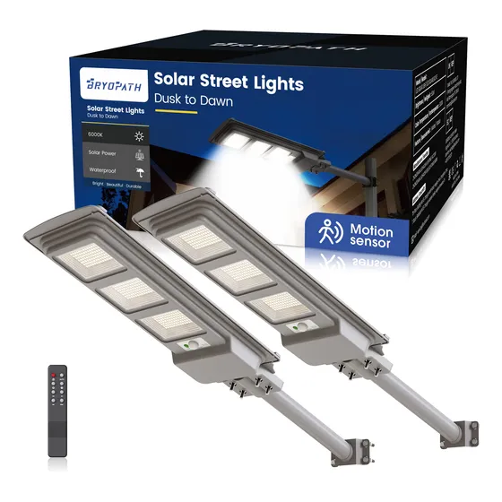 Luz Solar Calle Para Exterior Lumene Led Estacionamiento