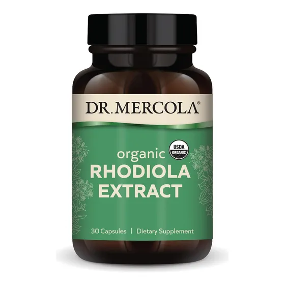 Dr. Mercola Extracto De Rodhiola Orgánica 30 Capsulas
