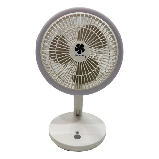 Ventilador De Mesa Portátil Coolver E-rc08 Blanco Potente Blanco