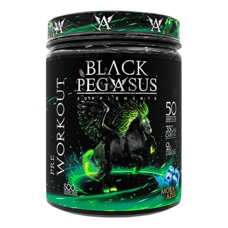 Óxido Nítrico Pre Entreno Black Pegasus 500g 50 Servicios Óxido Nítrico Pre Entreno Black Pegasus 500g 50 Servicios