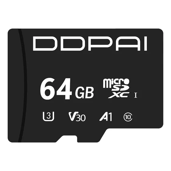 Cartão De Memória Ddpai Dash Cam Micro Sd 64g