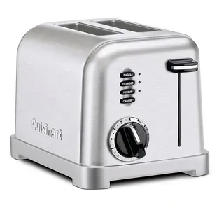 Torradeira Cuisinart Cpt-160br 2 Fatias 1000w Inox 127v Torradeira Cuisinart Cpt-160br 2 Fatias 1000w Inox 127v